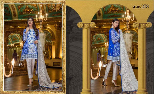 Pakistani Chiffon Dress, tilla Threads,Embroidery & Sequance 