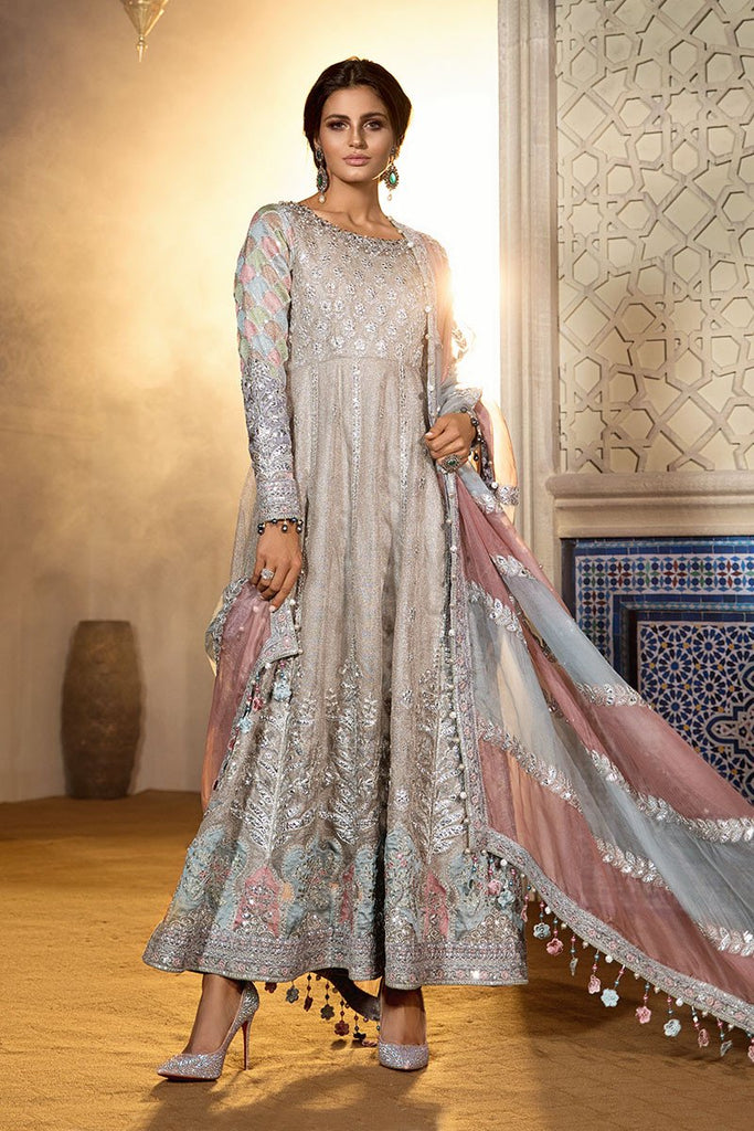 Pakistani Designer Dress with Gota Embroidery  Nameera by Farooq