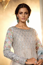 Pakistani Designer Dress with Gota Embroidery Close Up