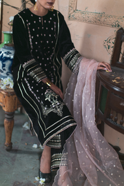 Pakistani Designer Dress  Winter Collection Shirt View