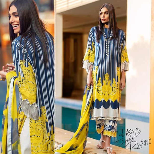 Pakistani Eid Lawn Dress for Women Overall Look