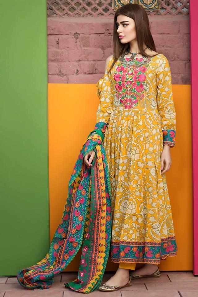 Lawn Dress by Khaadi Model L 59