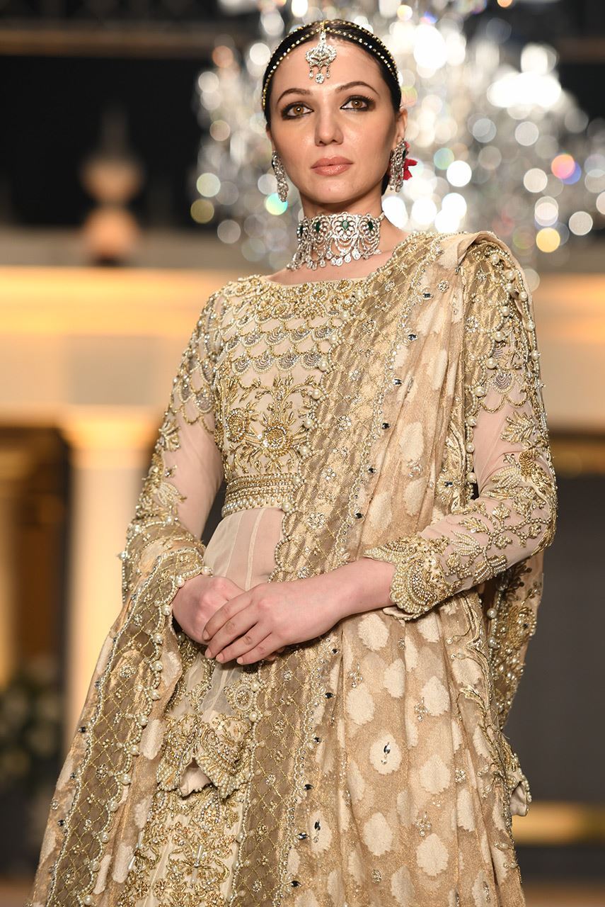 Pakistani Short Peplum Lehnga for Wedding 