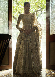 Pakistani Short Peplum Lehnga for Wedding Model Look