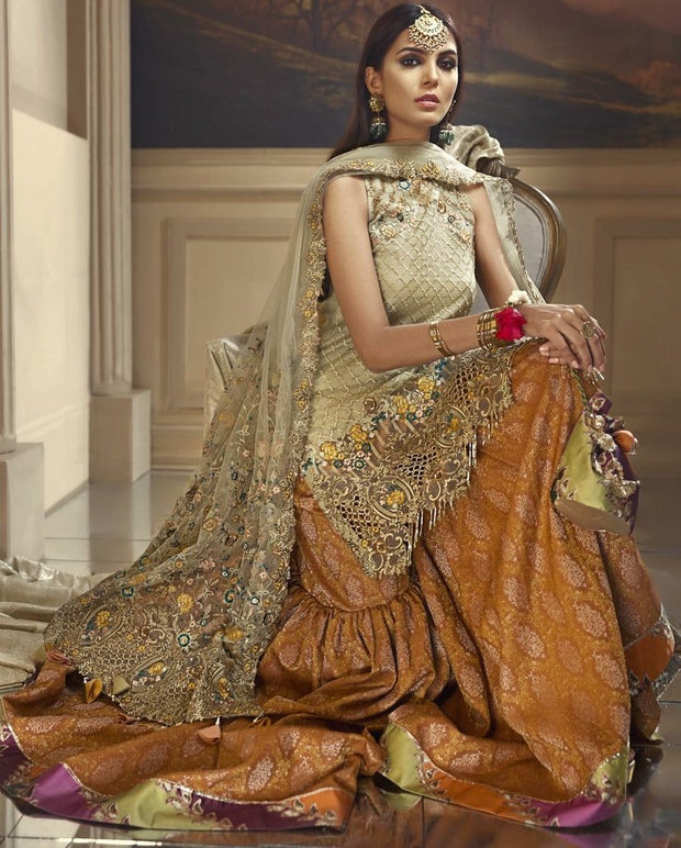 Pakistani Short Shirt Gharara