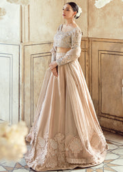 Pakistani Wedding Bridal Lehnga Dress in Ice Pink Color Front Look