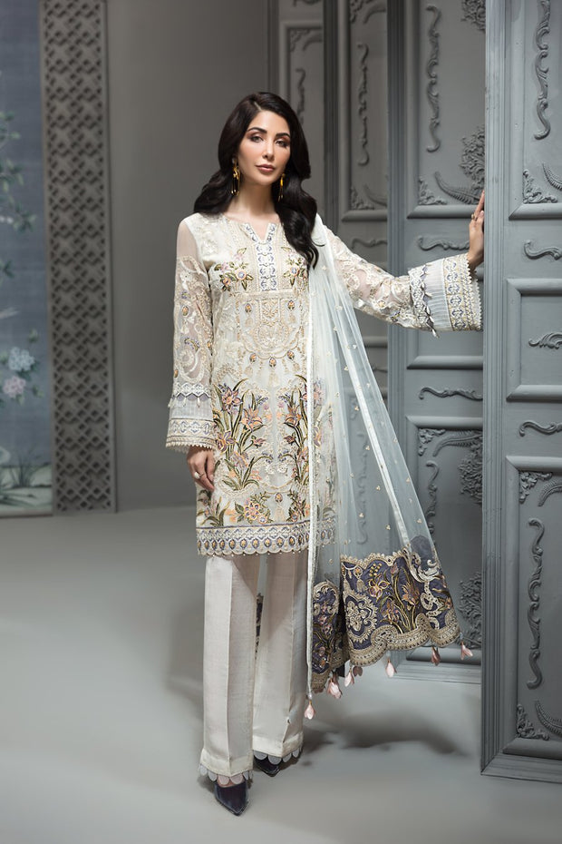 White chiffon party dress clearance