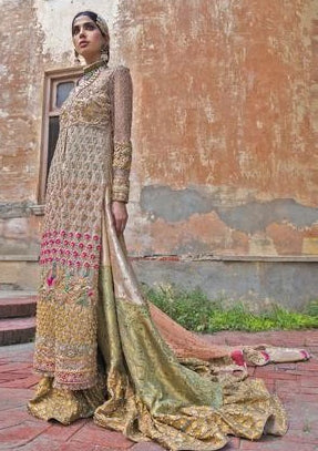 Buy Women Sharara Dreamy Touch of Blooms Bridal Nameera by Farooq