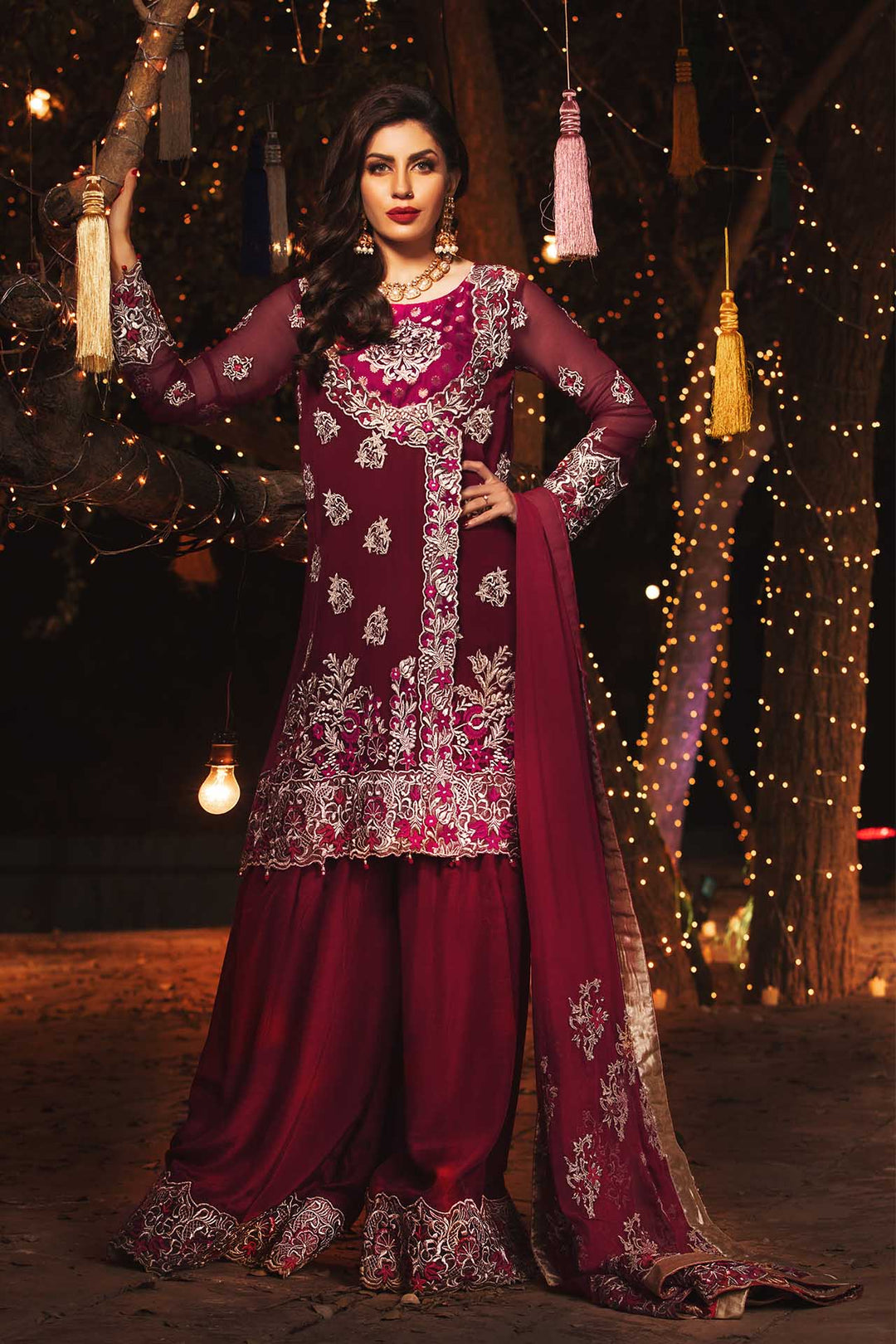 Traditional style Angrakha dress 