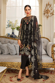 Pakistani Eid Dress In Elegant Black