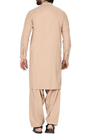 Pakistani light brown casual men's wear