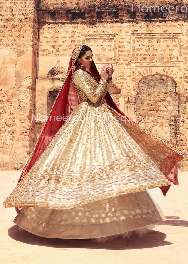 pakistani bridal frock