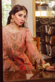Pakistani long shirt bridal wear