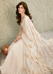 Party Lehnga Wear in Off White Color 