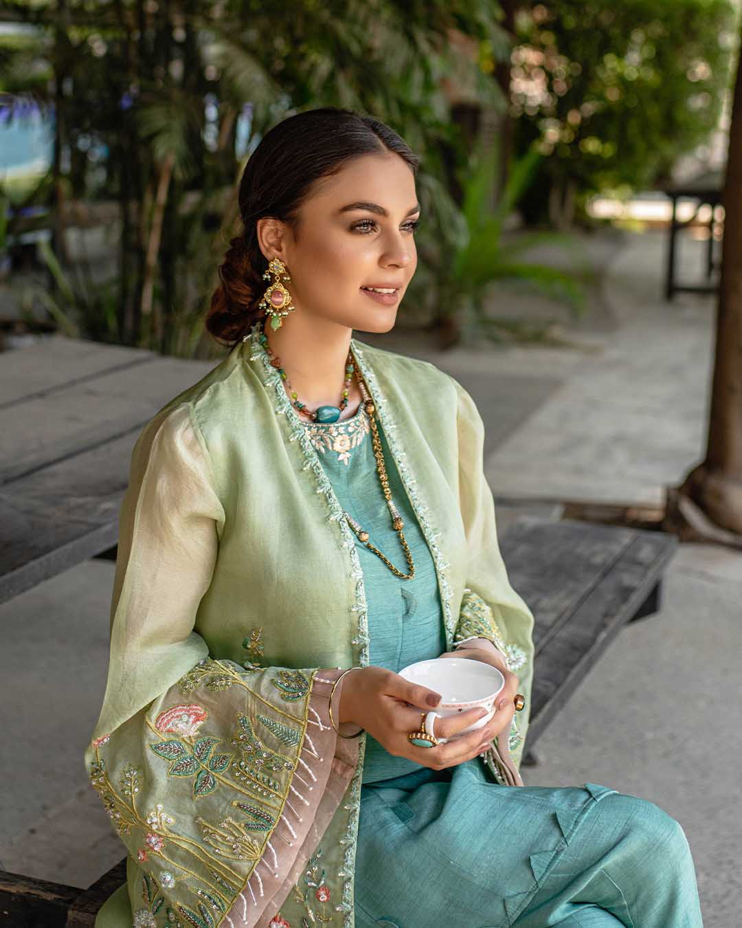 Party Wear Organza Salwar Kameez Ladies Suit