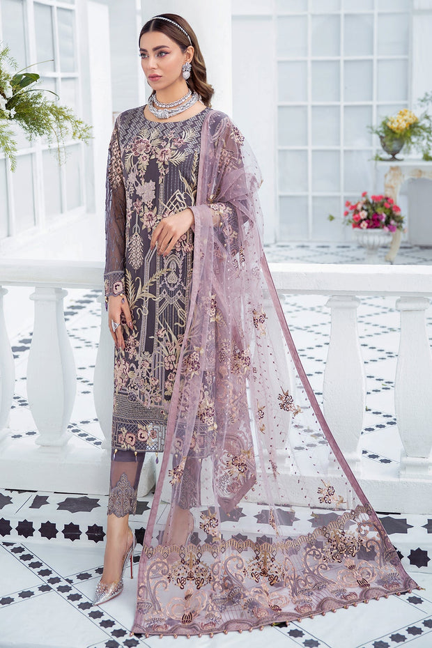 Party Wear Salwar Kameez Online in Grey Shade