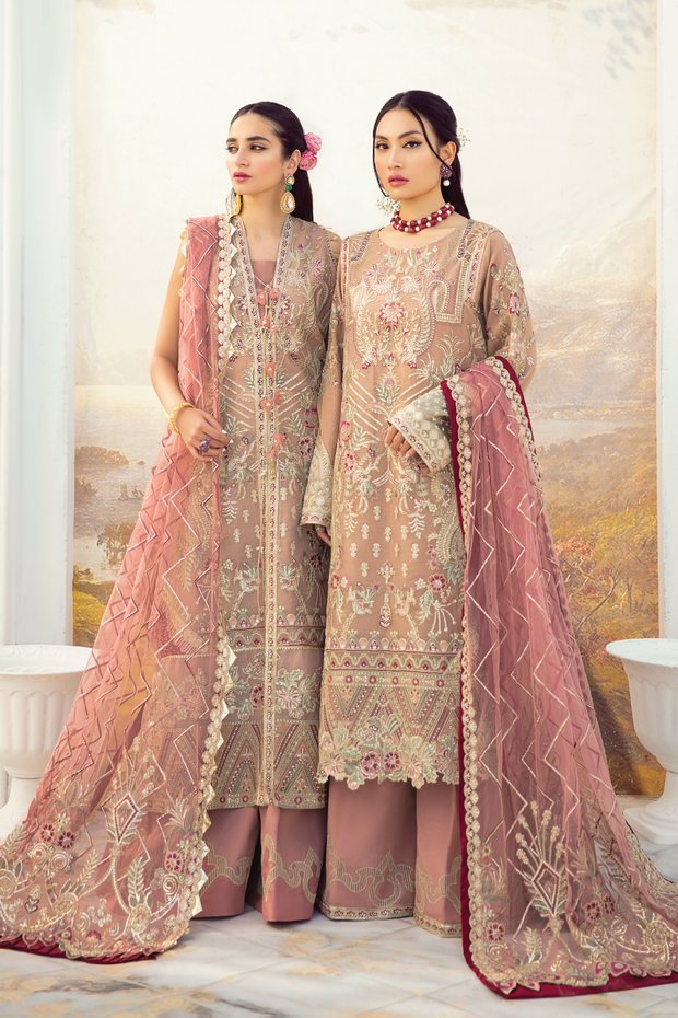 Party Wear Salwar Kameez in Flamingo Pink Shade Online