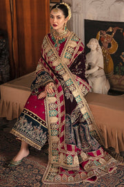 Party Wear Salwar Kameez with a Velvet Shawl Online