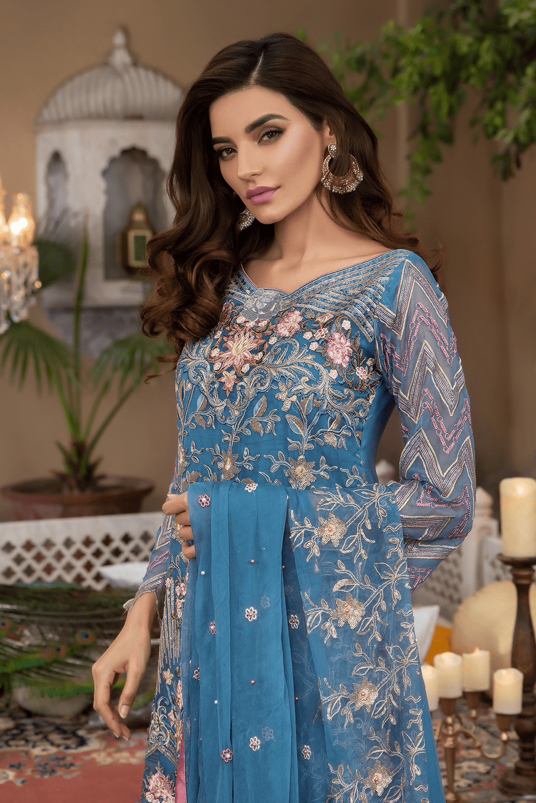 Buy party dress 2018 Pakistani for the women in USA Nameera by Farooq