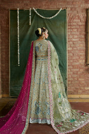 Pastel Green Lehenga Choli for Pakistani Wedding Dress