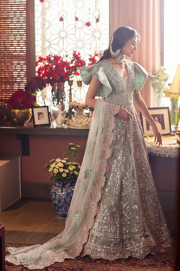 Pastel Green Lehenga