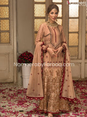 Peach Color Dresses Pakistani simple