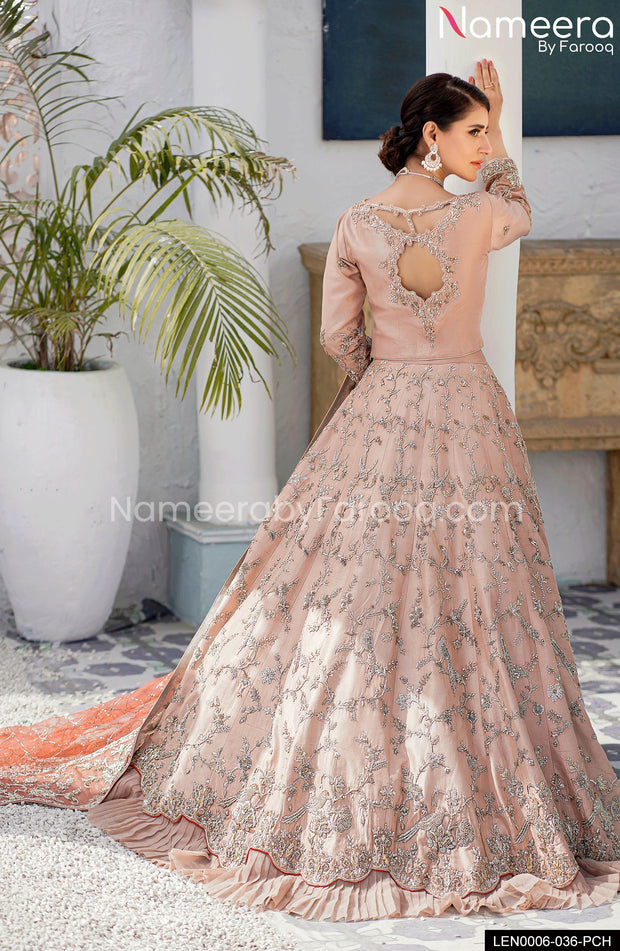 Peach Lehenga Bridal