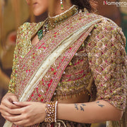 Peach Lehenga Choli