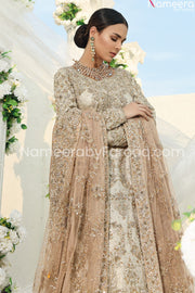 peach lehnga