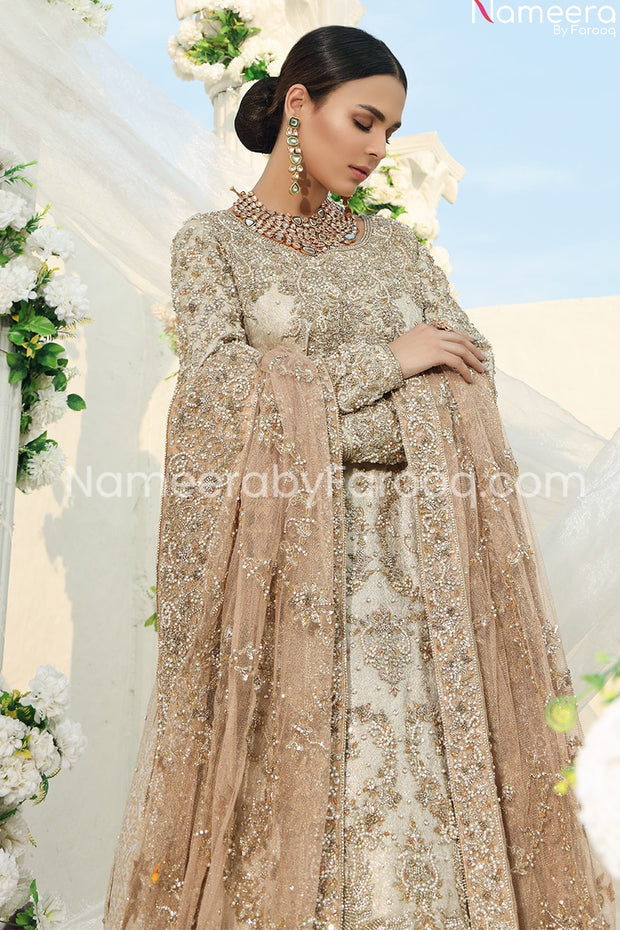 peach lehnga