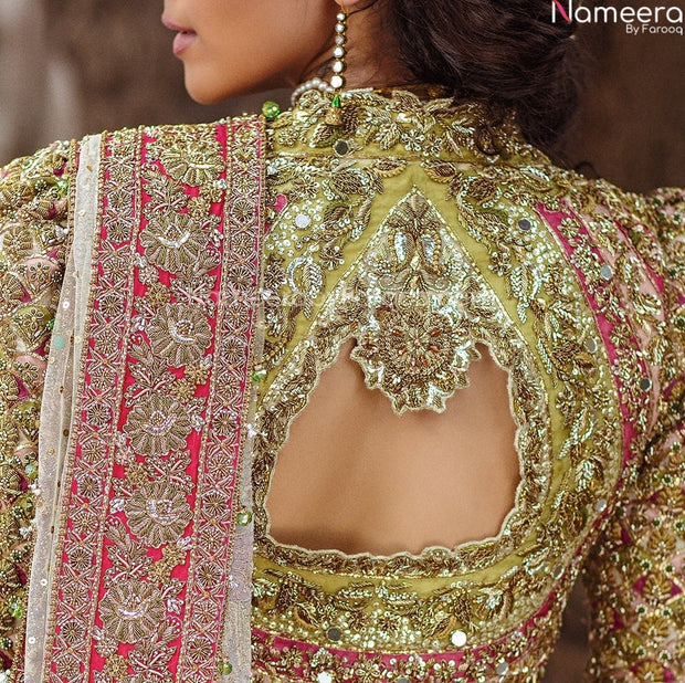 Peach Pink Lehenga 