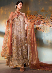 Fancy Pakistani Peach Reception Lehenga
