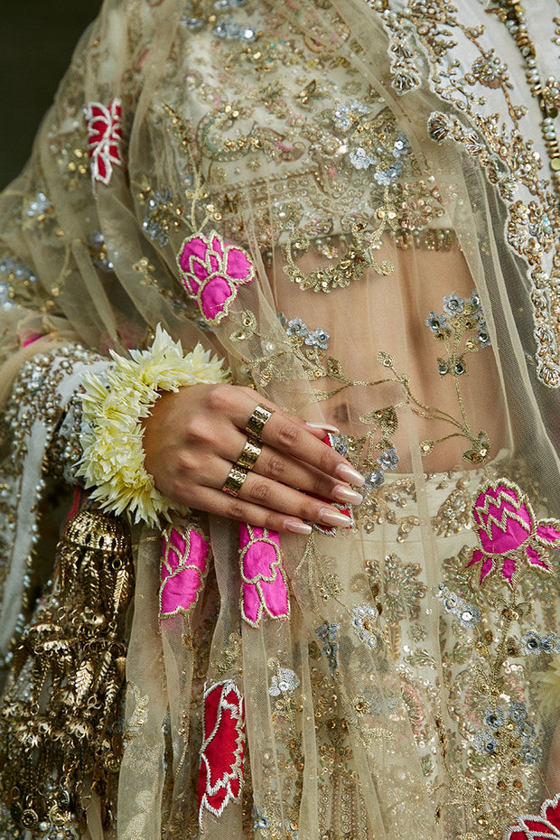 Pearl White Lehenga Choli for Pakistani Wedding Dresses 2023
