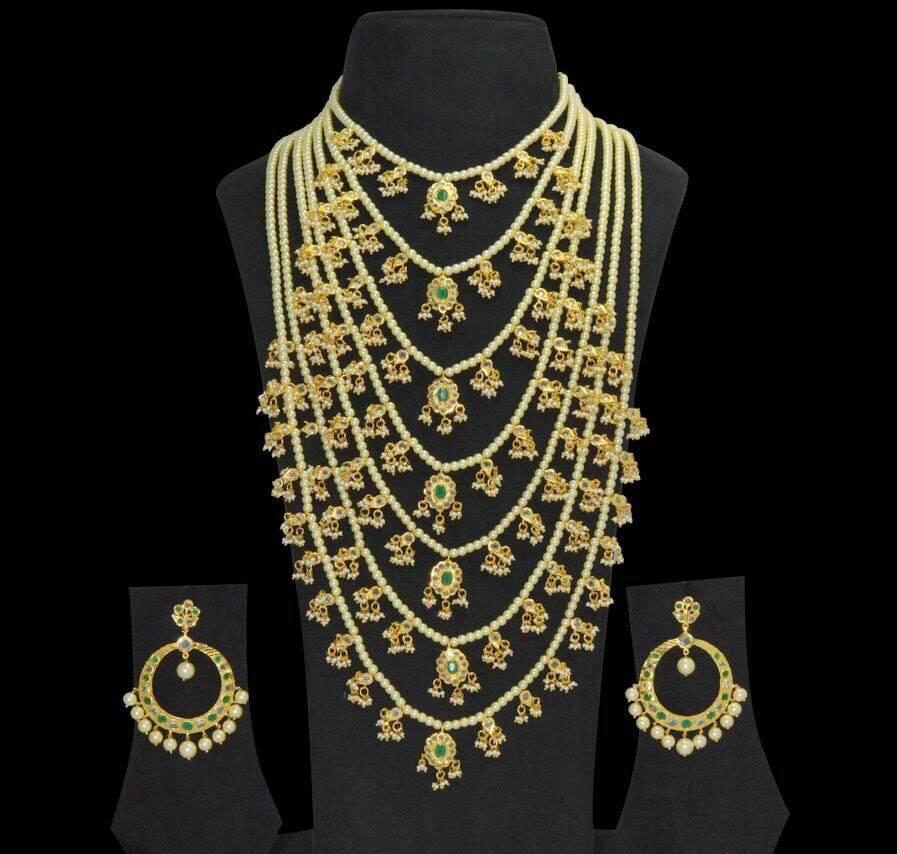  Elegant Pearl Jewellery Set For Bridal