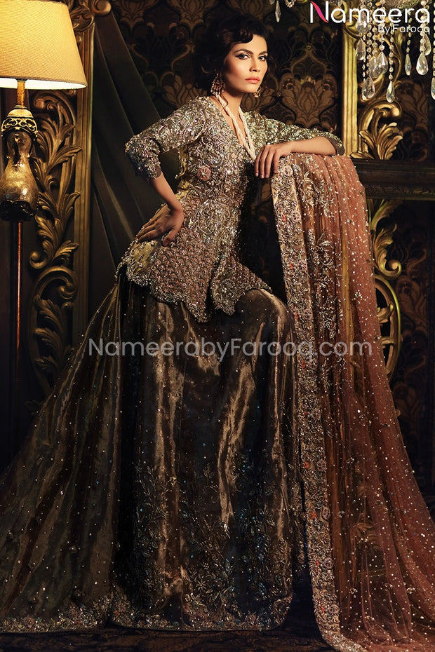 Peplum Dress Pakistani