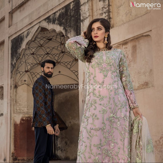 Pink Bridal Dress Pakistani