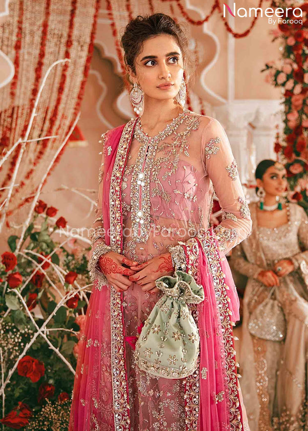Pink Bridal Dress Pakistani