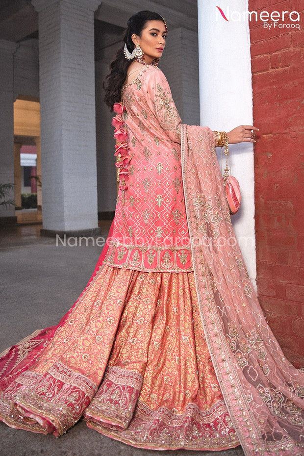 Pink Bridal Dress Pakistani