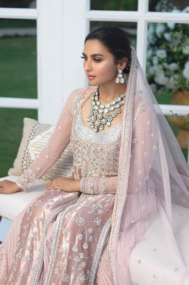 Buy Pink Bridal Dress Pakistani in Lehenga Kameez Style CUSTOM SIZES Buy Pink Bridal Dress Pakistani in Lehenga Kameez Style CUSTOM SIZES