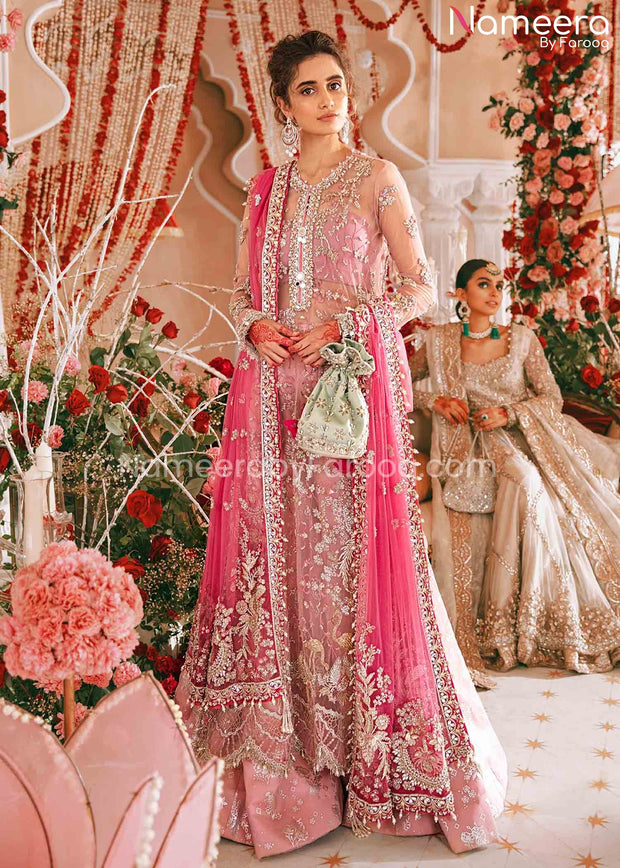 Pink Bridal Dress