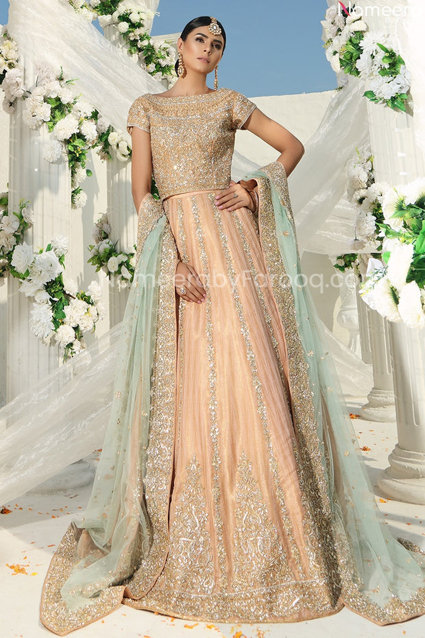 pink bridal lehenga