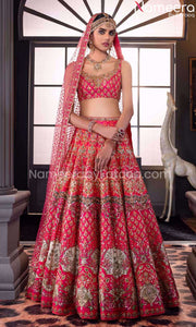 Pink Bridal Lehenga