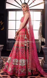 Pink Bridal Lehnga