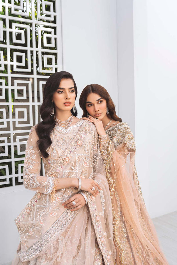 Pink Colour Lehenga Gown Pakistani Wedding Dresse 2023