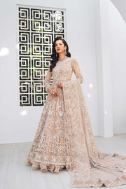 Pink Colour Lehenga Gown Pakistani Wedding Dresses