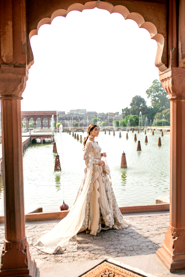 Pink Dulhan Dress Lehenga Pakistani