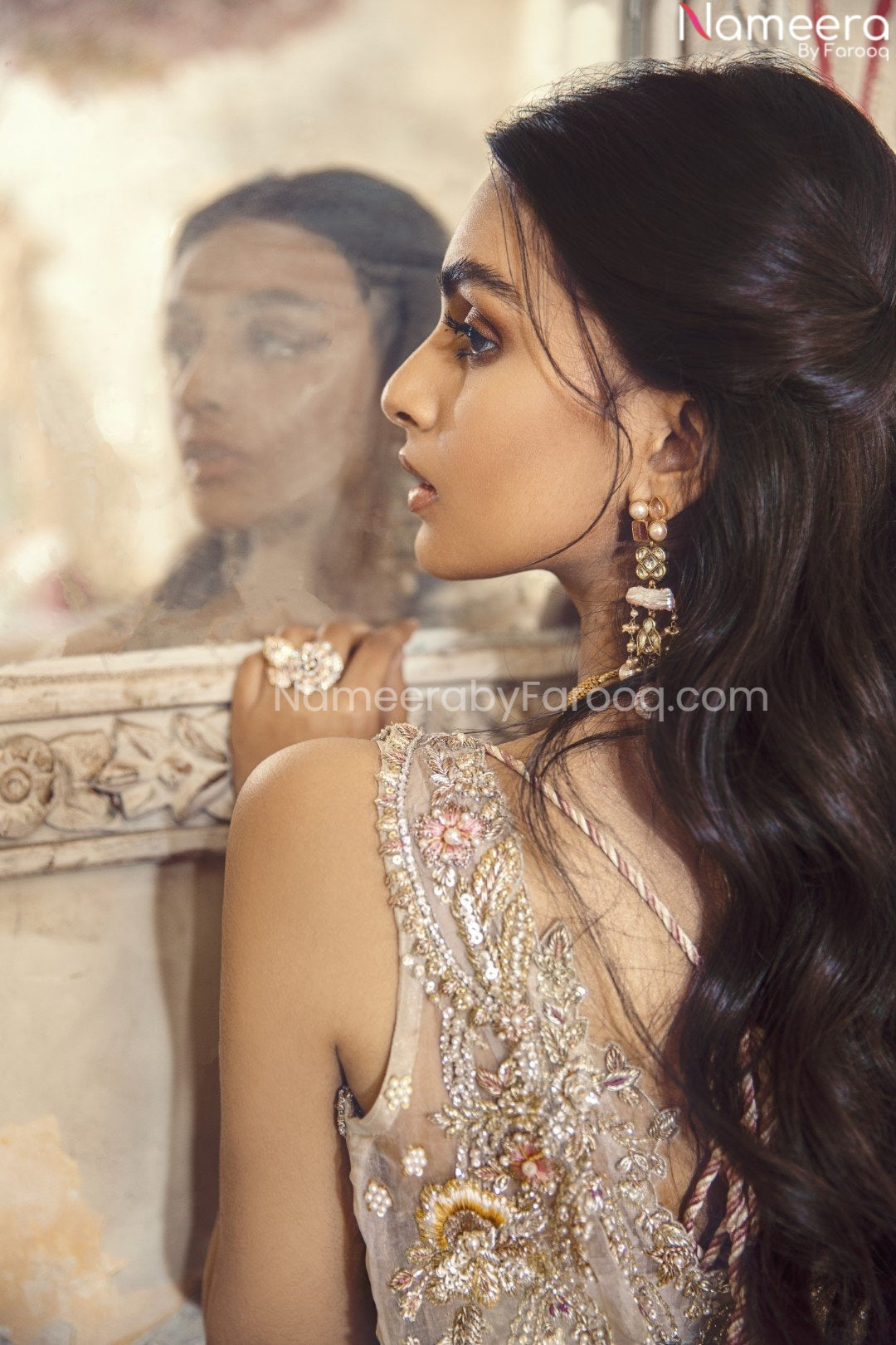 Pink Embroidered Lehnga