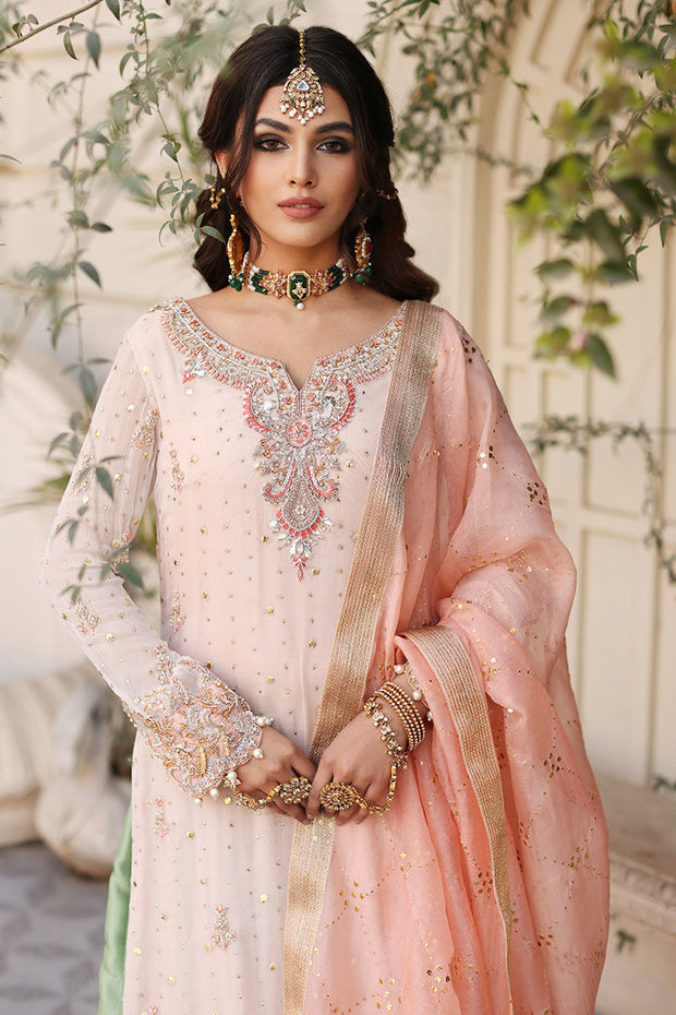 Pink Kaamdani Shirt Sharara