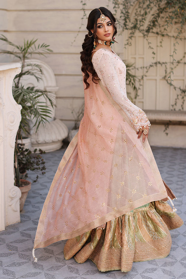 Pink Kaamdani Shirt Sharara for Pakistani Wedding Dresses 2023