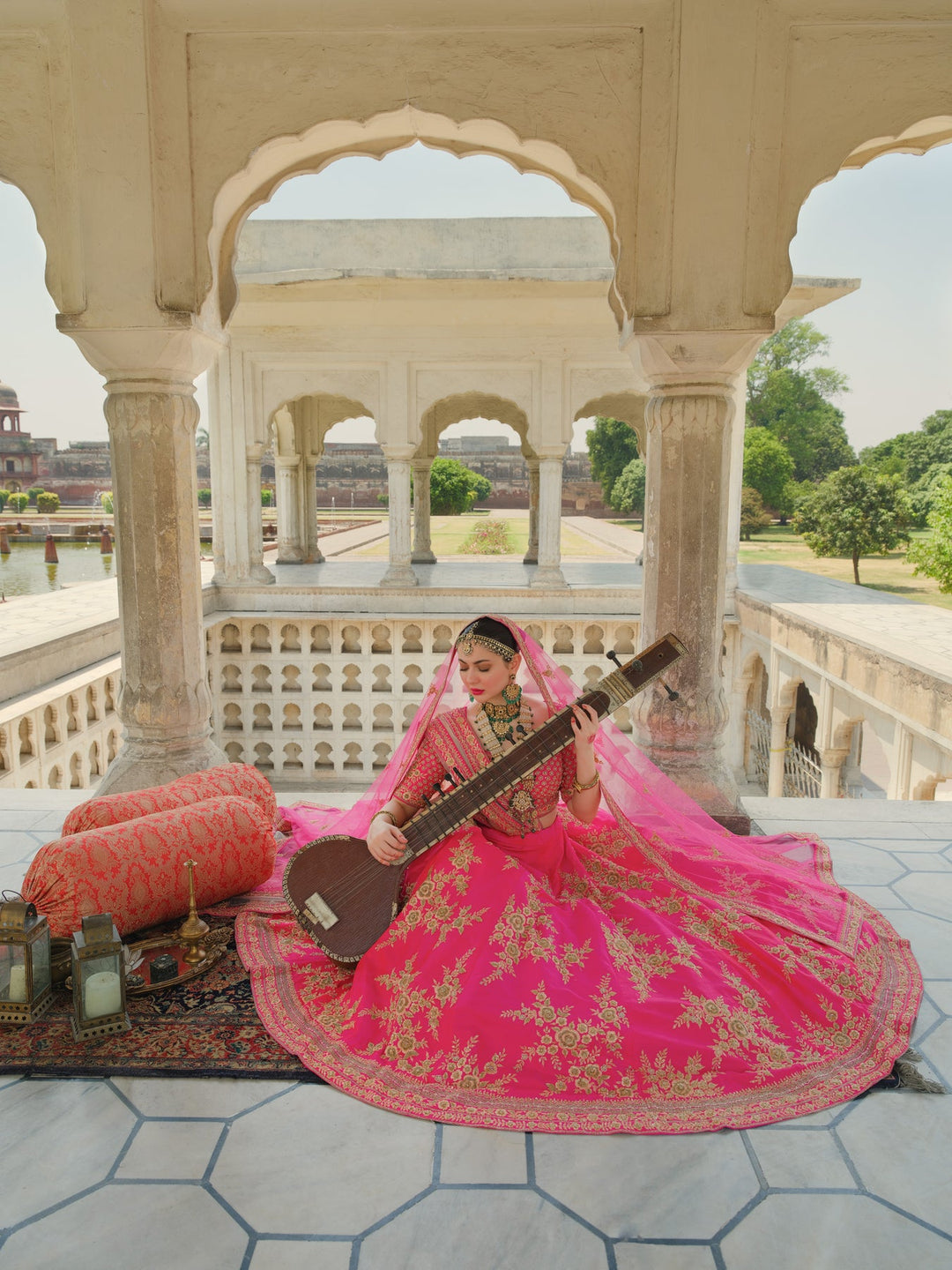 Elegant Pink Pakistani Bridal Lehenga for your Perfect Day